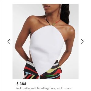 Emilio pucci handkerchief top